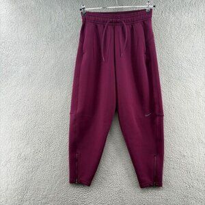 Nike Dri-FIT prima high waisted 7/8 training pants purple parachute balloon pant
